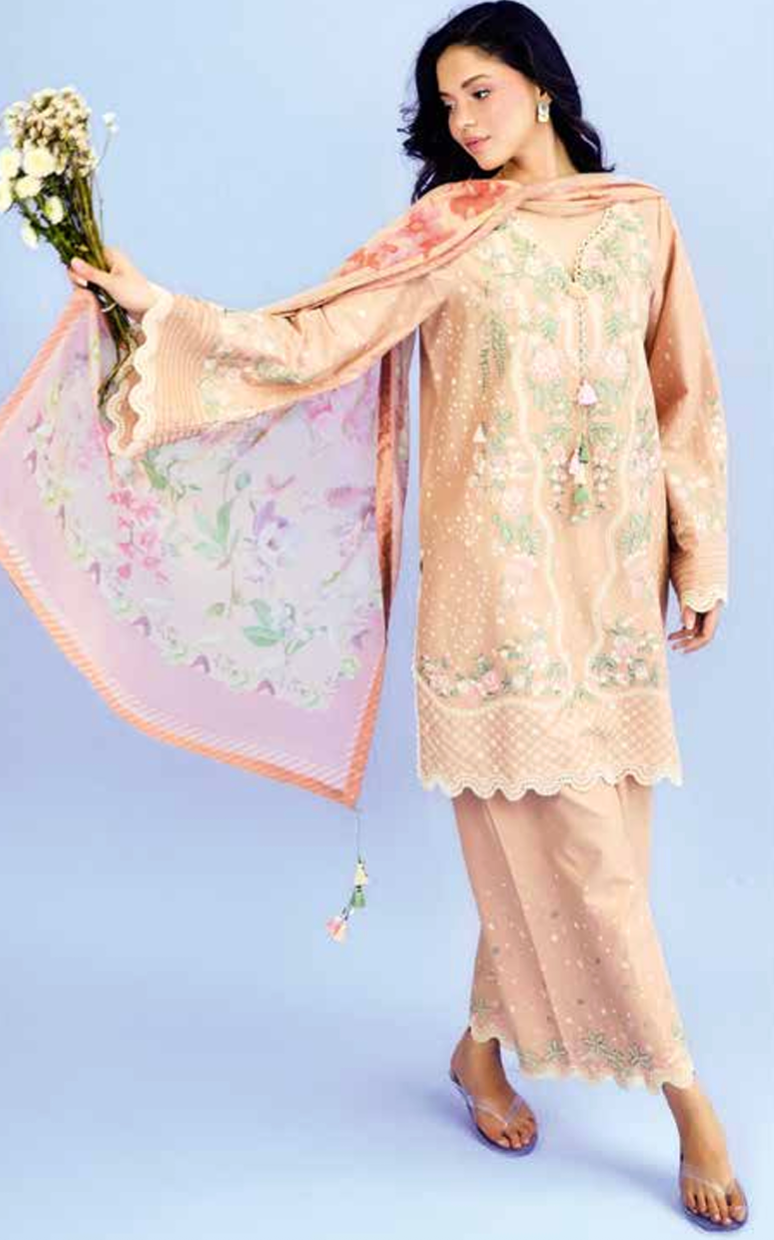 Sobia Nazir Vital Vol 2 Premium Lawn Suit with Embroidered Trouser