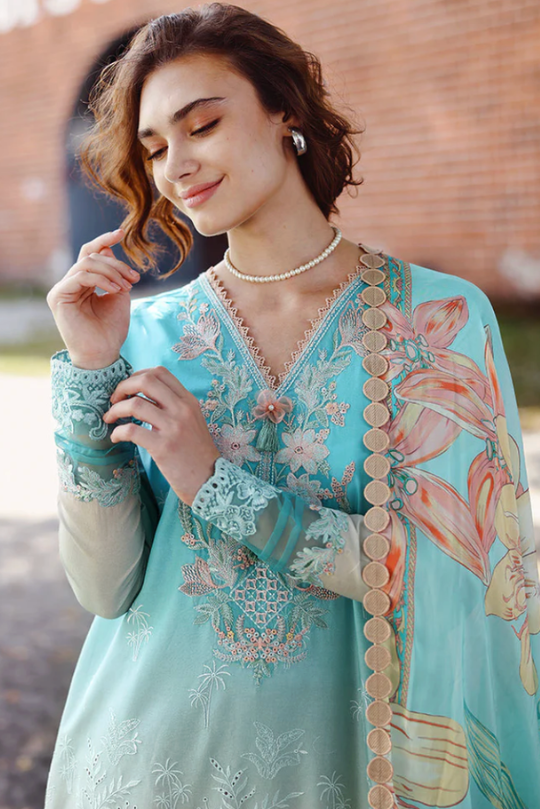 Whispered Dawn – Designer Chikankari Lawn Outfit