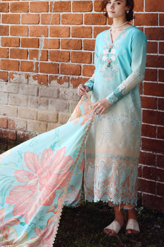 Whispered Dawn – Designer Chikankari Lawn Outfit