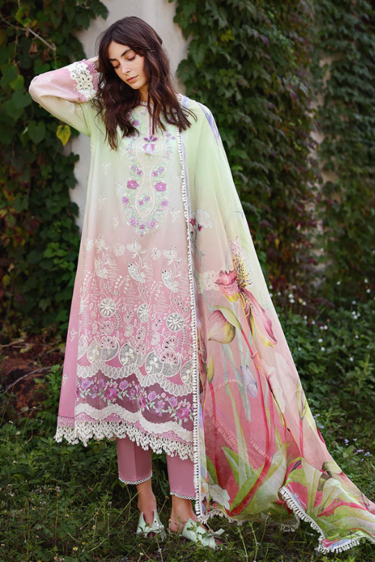 Petal Pull – Premium Ombre Chikankari Suit