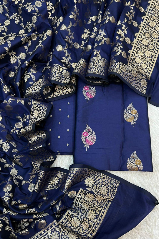 *CLEARANCE SALE ON SILK ZARI MINA WEAVING JACKARD SUITS*
