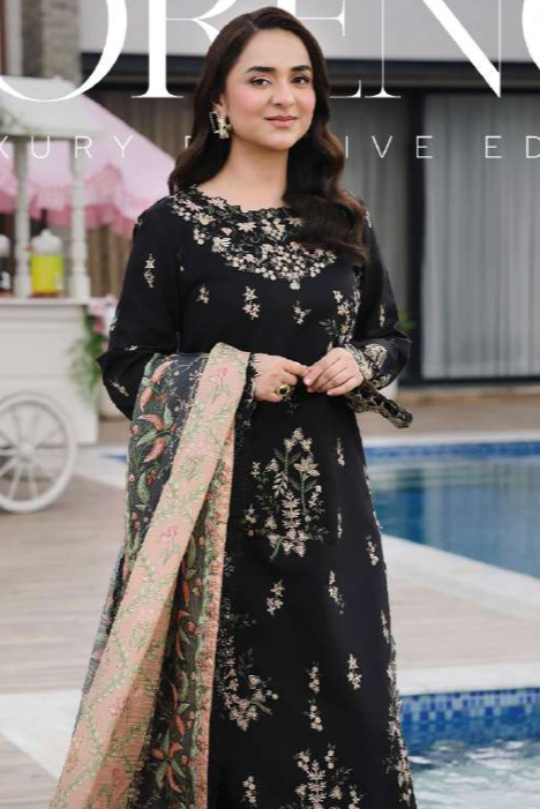 Rang Rasiya Florence Luxury Chiffon Embroidered Dress