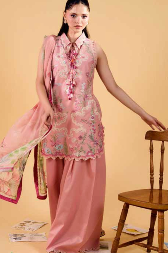 Sobia Nazir Vital Vol 2  Luxury Embroidered Lawn Dress Material