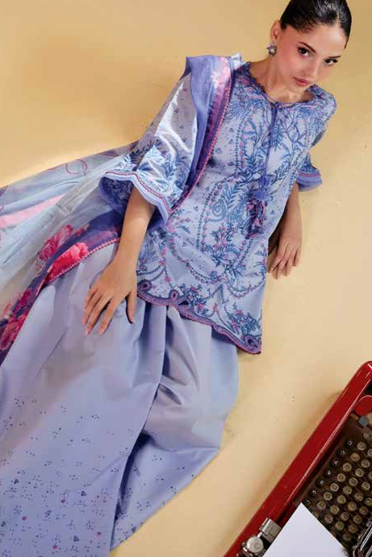 Sobia Nazir Vital Vol 2 Embroidered Lawn Panels Dress