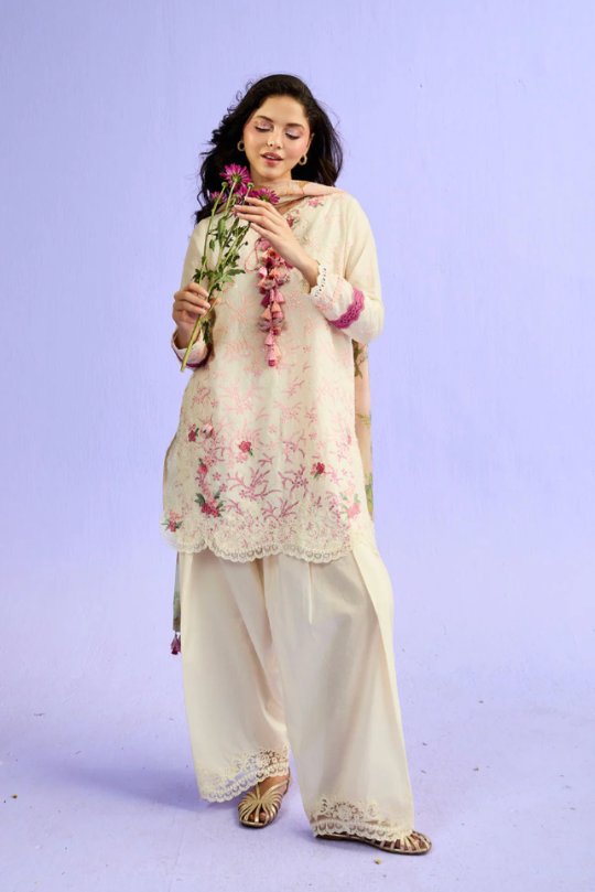 Sobia Nazir Vital Vol 2 Embroidered Lawn Suit with Chiffon Dupatta