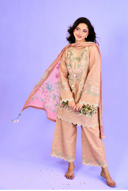 Sobia Nazir Vital Vol 2 Premium Lawn Suit with Embroidered Trouser